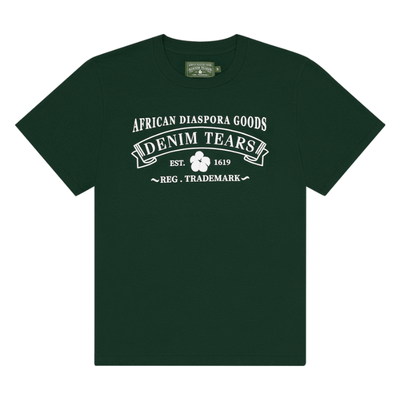 front view of ADG Tee Green with front graphic