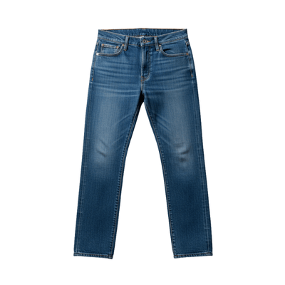 front view of Baggy Denim Pant from Denim Tears with loose baggy leg